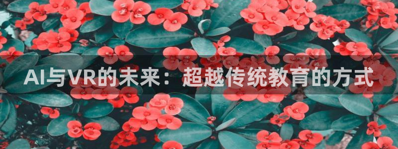 蓝鲸体育下载app：AI与VR的未来：超越传统教育的方式